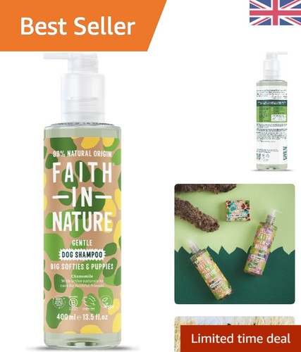 Natural dog shampoo - dog, with