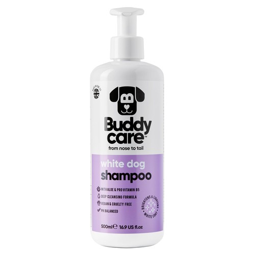Buddycare white dog shampoo - buddycare,