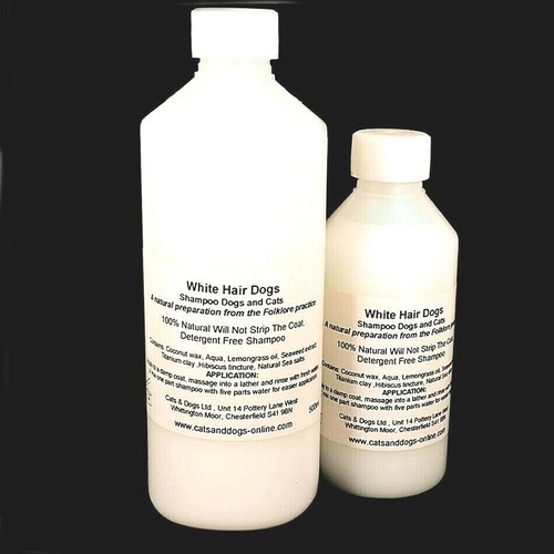 Dog shampoo for white - , fur