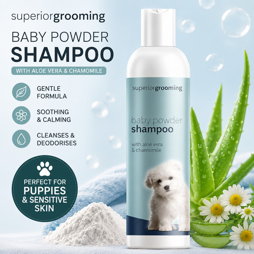 Dog shampoo baby powder - shampoo,
