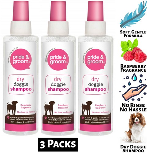 Dry dog shampoo - 3x, pride