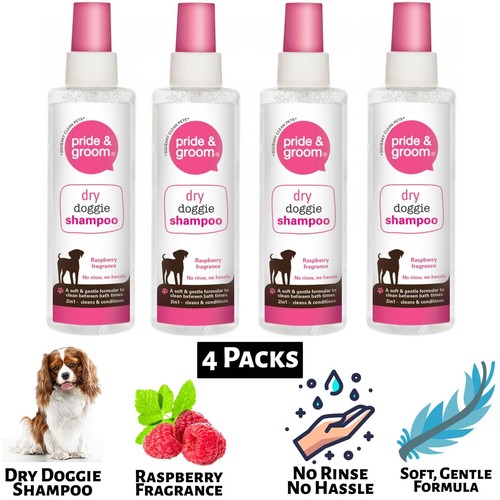 Dry dog shampoo 200ml pride - 4x,