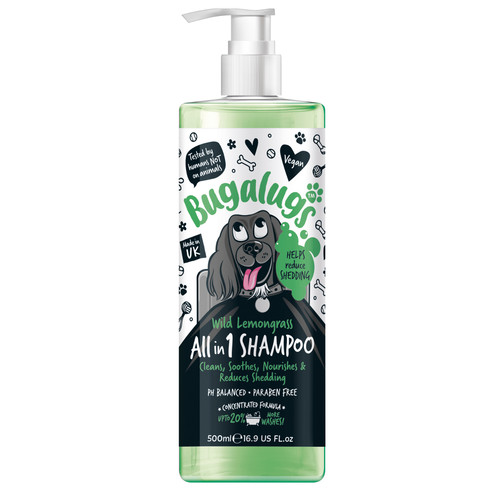 Bugalugs shedding dog shampoo - dog,